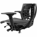 Кресло МЕТТА "YOGA" Y 4DT B2-14D, адаптивная спинка, 3D-подголовник, сверхпрочная сетка, черное — изображение 11