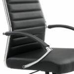 Кресло офисное BRABIX "Style EX-528", экокожа, хром, черное, 531947 — арт. SAMSON-531947