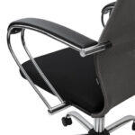 Кресло офисное BRABIX PREMIUM "Ultimate EX-800" хром, плотная двойная сетка Х2, черное/серое, 532912 — арт. SAMSON-532912