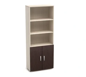 К1 Канц Шкаф 3-открытые полки (700х350х1830) (ШК31+ДК32х2) (К1-кан) — Канц серияМодели КанцК1.24.jpg