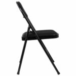 Стул складной BRABIX "Golf Plus CF-003 КОМФОРТ", чёрный каркас, чёрная ткань, 532889 — изображение 6