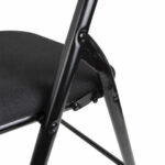 Стул складной BRABIX "Golf CF-007", чёрный каркас, чёрная ткань, гофрокороб, 533025 — изображение 12