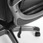 Кресло офисное BRABIX PREMIUM "Solid HD-005", НАГРУЗКА до 180 кг, рециклированная кожа, черное, 531941 — арт. SAMSON-531941