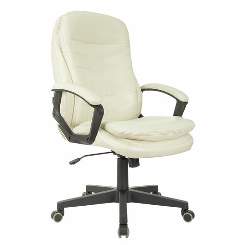 Кресло офисное BRABIX PREMIUM "Omega EX-589", экокожа, бежевое, 532095 — арт. SAMSON-532095