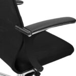 Кресло BRABIX PREMIUM "Ultimate EX-801" хром, плотная двойная сетка Х2, черное, 532917 — арт. SAMSON-532917