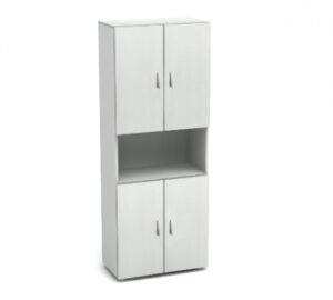 К4-кан(пепел) К4 Канц Шкаф высокий одна открполка (700х350х1830) (ШК31+ДК32х4)
