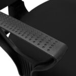 Кресло BRABIX "Prestige Ergo MG-311", регулируемая эргономичная спинка, ткань, черное, 531872 — изображение 4