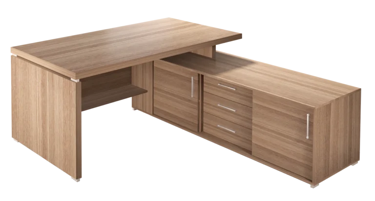 Стол с тумбой 1800х1800х770 Вектор (КВ6) — арт. MONOLIT-P-74867E6FA626