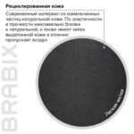 Кресло офисное BRABIX PREMIUM "Favorite EX-577", пружинный блок, рециклированная кожа, черное, 531934 — арт. SAMSON-531934