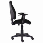 Кресло BRABIX "Comfort MG-321", регулируемая эргономичная спинка, ткань, черное, 532556 — изображение 2