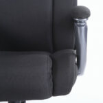 Кресло офисное BRABIX PREMIUM "Solid HD-005", НАГРУЗКА до 180 кг, ткань, черное, 531822 — арт. SAMSON-531822