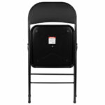 Стул складной BRABIX "Golf Plus CF-003 Комфорт", черный каркас, кожзам черный, 531566 — изображение 8