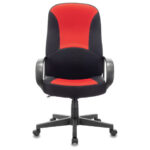 Кресло офисное BRABIX "City EX-512", ткань черная/красная, TW, 531408 — изображение 4