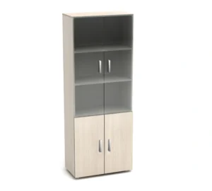 К2 Канц Шкаф со стеклом (700х350х1830) (ШК31+ДК32х2+ДК35х2+ФС04х2) (К2-кан) — Канц серияМодели КанцК2.15.jpg