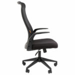Кресло офисное Chairman CH 573, сетка/ткань, черное, 7134740 — изображение 4