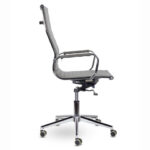 Кресло офисное BRABIX PREMIUM "Intense EX-531", экокожа, хром, темно-серое, 532542 — арт. SAMSON-532542