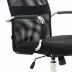 Кресло офисное BRABIX "Fit EX-514", с подголовником, хром, черное, 531949 — изображение 11