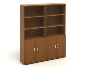 КЭ70 Шкаф высокий (КЭ17*2+КЭ31+КЭ22*4) (1704*424*2066) — КЭ70.3 — Орех3
