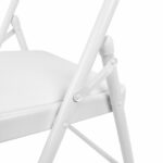 Стул складной BRABIX "Golf Plus CF-003 КОМФОРТ", белый каркас, кожзам белый, В КОРОБЕ, 533028 — изображение 10