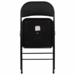 Стул складной BRABIX "Golf Plus CF-003 КОМФОРТ", чёрный каркас, чёрная ткань, 532889 — изображение 8