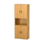 КФ17 Шкаф высокий (740х390х2002) (ШФ14+ДФ13*4) — КФ17.5 — миланский орех