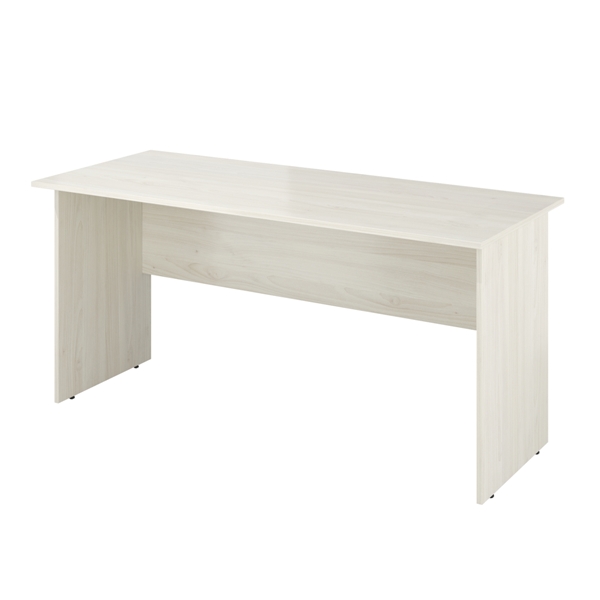 КЦ03(Скандинавское дерево белое38) Стол рабочий 1580х650х750