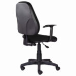 Кресло BRABIX "Comfort MG-321", регулируемая эргономичная спинка, ткань, черное, 532556 — изображение 3