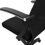 Кресло офисное BRABIX PREMIUM "Ultimate EX-801" пластик, плотная двойная сетка Х2, черное, 532922 — арт. SAMSON-532922