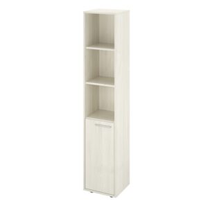 КЦ31(Скандинавское дерево белое38) Колонка 3 отрк. Полки 371х338х1845 (КЦ15+КЦ17)