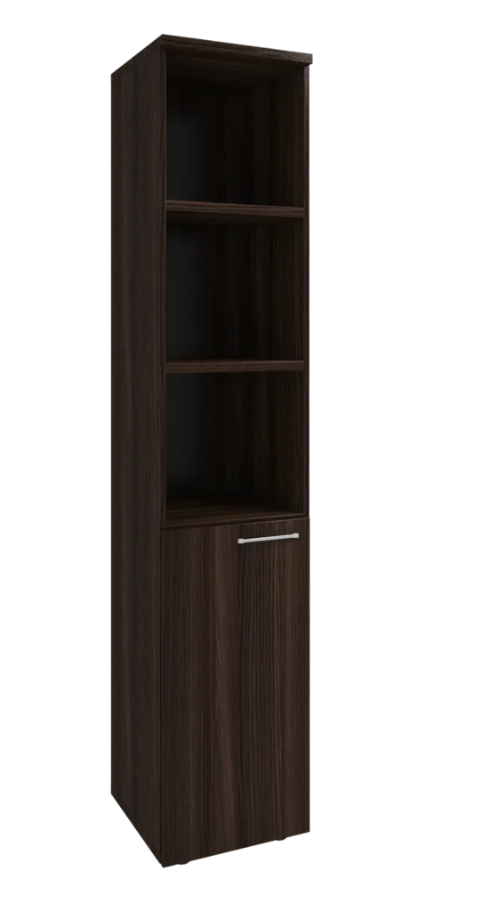 КВ208(Честерфилд темный) Шкаф узкий (КВ88+КВ92+ФД07) 410х400х2052