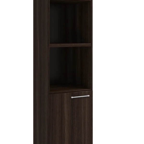 КВ208(Честерфилд темный) Шкаф узкий (КВ88+КВ92+ФД07) 410х400х2052