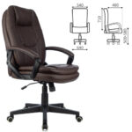 Кресло офисное BRABIX PREMIUM "Trend EX-568", экокожа, коричневое, 532101 — арт. SAMSON-532101