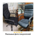 Кресло офисное BRABIX "Stark EX-547", экокожа, хром, черное, 531948 — арт. SAMSON-531948