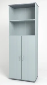 КМ4 Монолит (ШМ44+ДМ42*2) Шкаф высокий 744х390х2046 — КМ4.11 — серый11