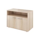 КЦ08(Бук артизан перламутровый39) Тумба для оргтехники 900х446х670