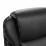 Кресло офисное BRABIX PREMIUM "Rest EX-555", пружинный блок, экокожа, черное, 531938 — арт. SAMSON-531938