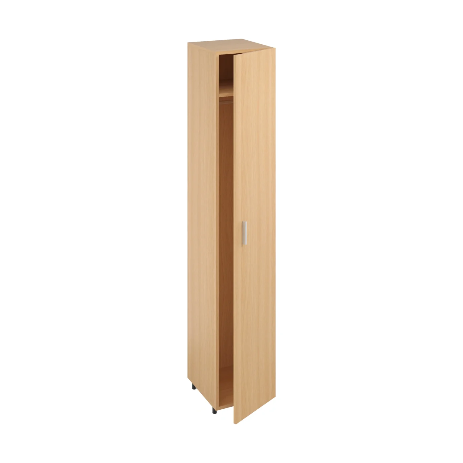 Шкаф для одежды узкий (350х520х1830) Канц (ШК42) — арт. MONOLIT-P-085280453AA3