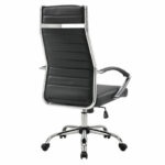Кресло офисное BRABIX "Style EX-528", экокожа, хром, черное, 531947 — арт. SAMSON-531947
