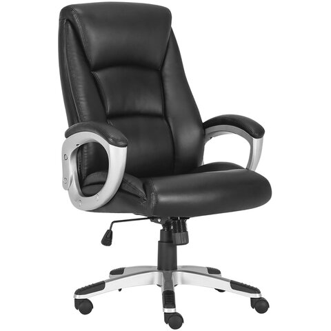 Кресло офисное BRABIX PREMIUM "Grand EX-501", рециклированная кожа, черное, 531950 — арт. SAMSON-531950