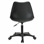 Кресло стул BRABIX "Eames MG-310 PL", пластик черный, экокожа черная, 532927 — арт. SAMSON-532927