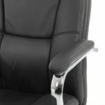 Кресло из натуральной кожи BRABIX PREMIUM "Phaeton EX-502", хром, черное, 530882 — изображение 8