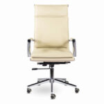 Кресло офисное BRABIX PREMIUM "Kayman EX-532", экокожа, хром, бежевое, 532544 — арт. SAMSON-532544