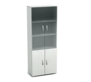 К2 Канц Шкаф со стеклом (700х350х1830) (ШК31+ДК32х2+ДК35х2+ФС04х2) (К2-кан) — Канц серияМодели КанцК2.20.jpg