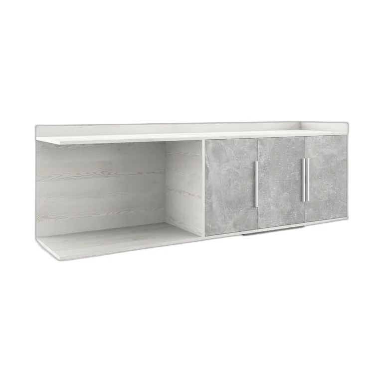 Тумба приставная большая Бетон (B-tone) 183 × 45 × 64 см