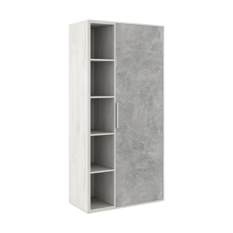 Шкаф комбинированный Бетон (B-tone) 93.5 × 45 × 191.7 см