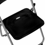Стул складной BRABIX "Golf Lite CF-017", серебристый каркас, пластик чёрный, 532895 — изображение 12