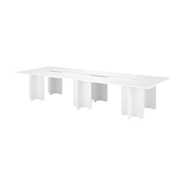 Стол составной 3900х1350х740 (ДБ33*6+ДБ34*6) — ДБ101.30 — Белый30