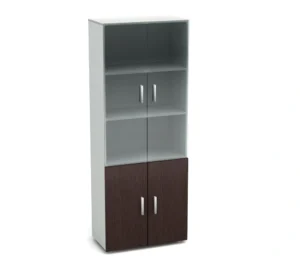 К2 Канц Шкаф со стеклом (700х350х1830) (ШК31+ДК32х2+ДК35х2+ФС04х2) (К2-кан) — Канц серияМодели КанцК2.23.jpg