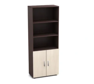 К1 Канц Шкаф 3-открытые полки (700х350х1830) (ШК31+ДК32х2) (К1-кан) — Канц серияМодели КанцК1.25.jpg