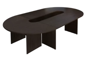 КЭ50 Стол переговорный (КЭ13*2+КЭ12*2) (3400х2000х768) — КЭ50.14 — Дуб венге14